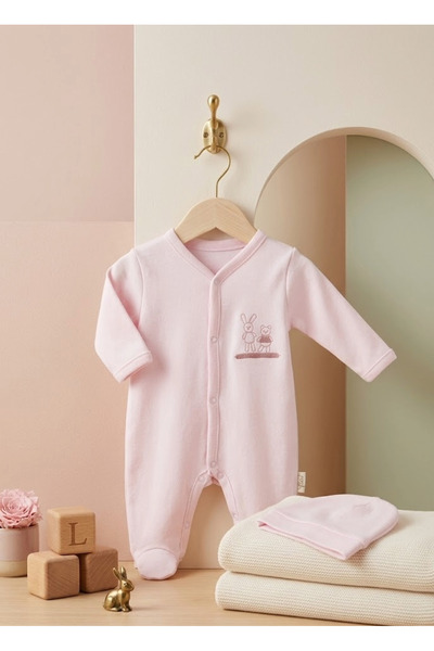 meyastore Baby Girl Romper Set Embroidered