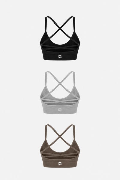 HARSFIT 3-Pack Griba Seamless Sports Bustier Pack