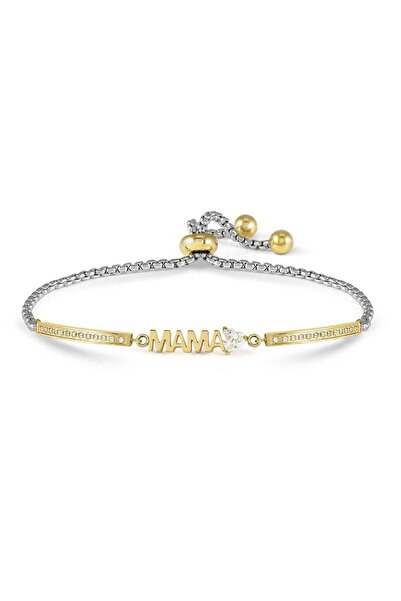 NOMİNATİON MILLELUCI FAMILY Silver Gold Detaylı Paslanmaz Çelik ve Zirkon Taş...