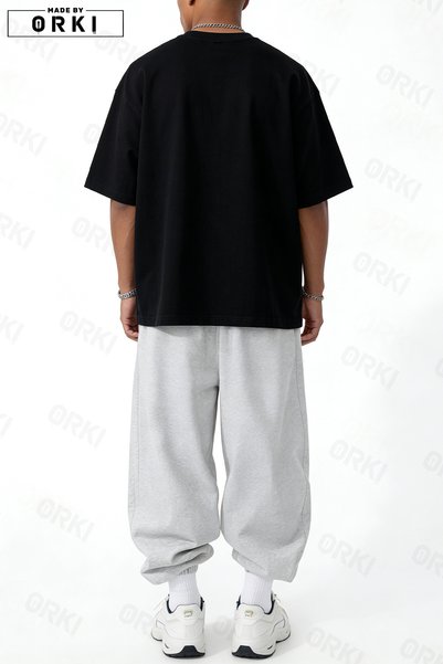 EFFRENATU  Printed Oversized Unisex T-Shirt Shorts Set