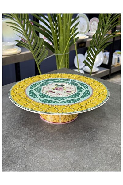 Doğudeko Qush Series Porcelain Footed Stand