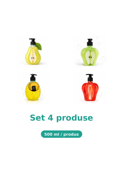 Tasty Set 4 Produse Tasty, Mix Pere, Mar Extract, Ananas, Capsuni
