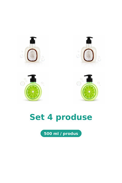 Tasty Set 4 Produse Tasty, Mix 2x Cocos, 2x Lime
