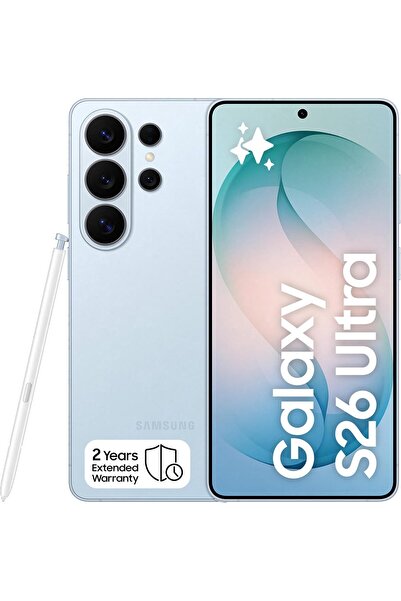 Samsung جالاكسي إس26 ألترا أزرق سماوي، 512 جيجابايت، هاتف ذكي بالذكاء الاصطنا...