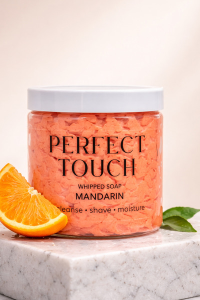 Purivo Perfect Touch Tangerine Extract Whipped Soap Refreshing and Moisturizi...