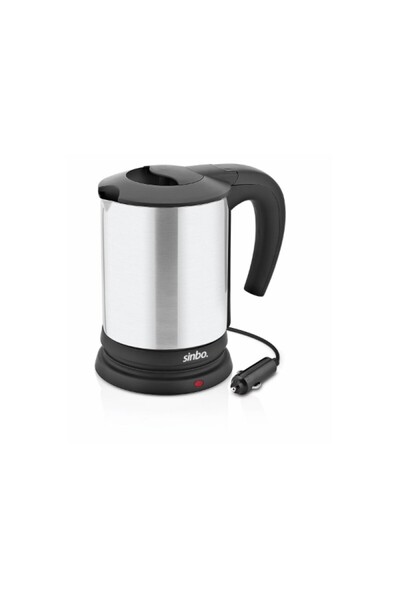 Sinbo 12V Araç İçi Kettle Paslanmaz Çelik 0.8 Litre