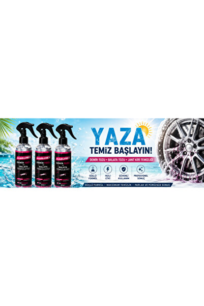 MAGUREX Demir Tozu ve Balata Temizleyici 3 Adet x 500 ml Ekonomik Paket
