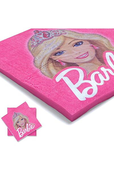 boonmarkt Barbie Doğum Günü Peçetesi 20 Adet 33x33 cm