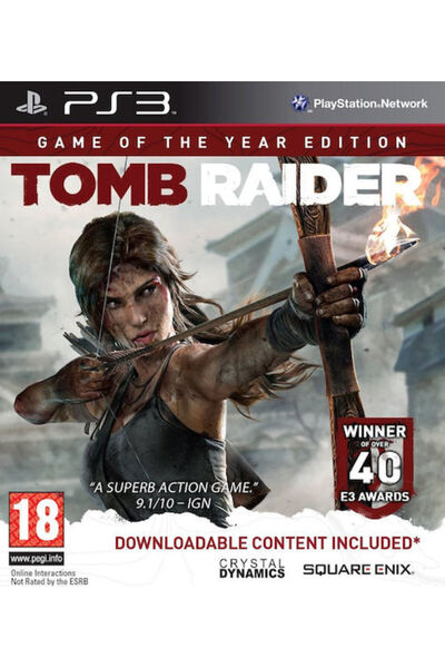 Square Enix Ltd Tomb Raider Έκδοση Παιχνιδιού της Χρονιάς για PS3 (Μεταχειρισ...
