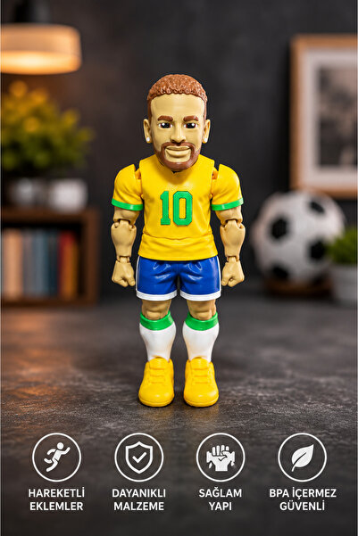 Suelo Butik Neymar Brezilya Formalı Eklemleri Hareketli Futbolcu Karakter Fig...