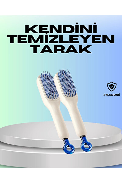 ARMÜZ Self-Cleaning Ergonomic Hair Comb – Abs Body, Silicone Teeth