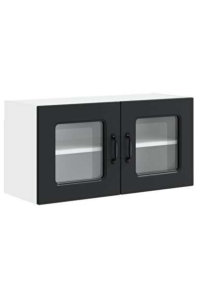 vidaxl Dulap de bucătărie Kalmar Negru 80 x 31 x 40 cm Lemn compozit
