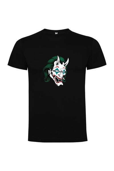 iLovePrints Grotesque Joker Smile Tshirt