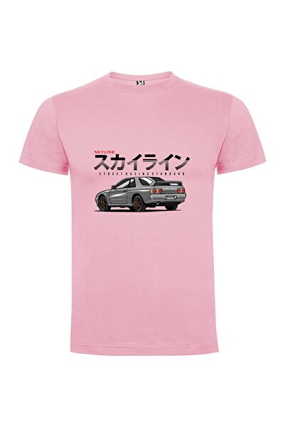 iLovePrints Silvery Japanese Skyline Tshirt