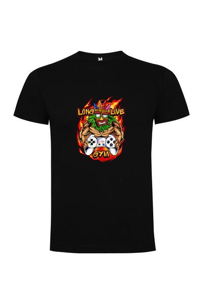 iLovePrints Game-Fueled Metal Gym Tshirt