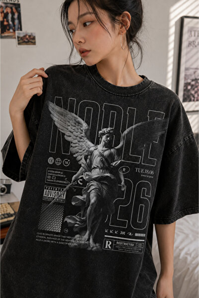 DEEFWEAR Tricou unisex lavabil cu imprimeu Angel