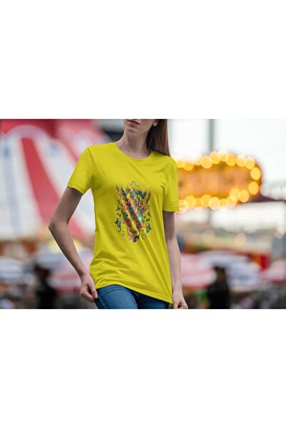 iLovePrints Abstract Skull Artwork Tshirt