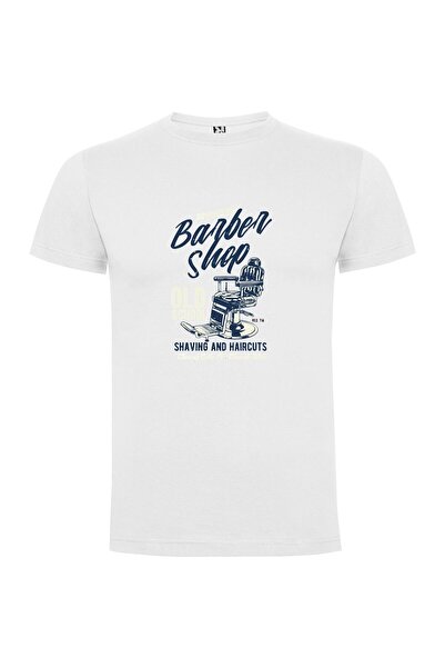 iLovePrints Vintage Barber Shop Tee Tshirt
