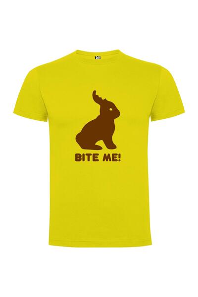 iLovePrints Bite Me Bunny Art Tshirt
