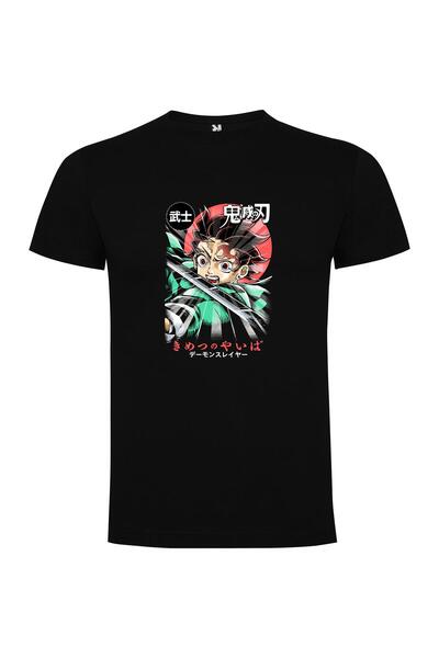 iLovePrints Sword-Wielding Demon Slayer Tshirt