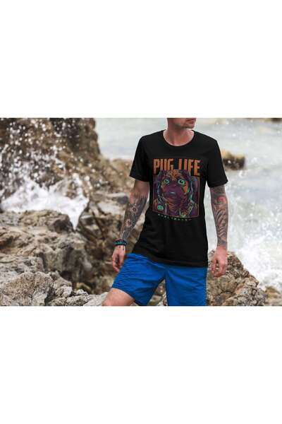 iLovePrints Pug Life Poster Tshirt