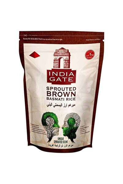 INDIA GATE Sprouted Brown Basmati Rice 1Kg
