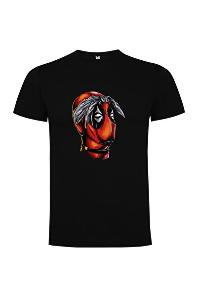 iLovePrints Deadpool Mandalorian Portrait Tshirt