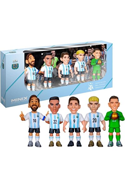 MINIX Argentina Football Stars, 5-Pack Figures