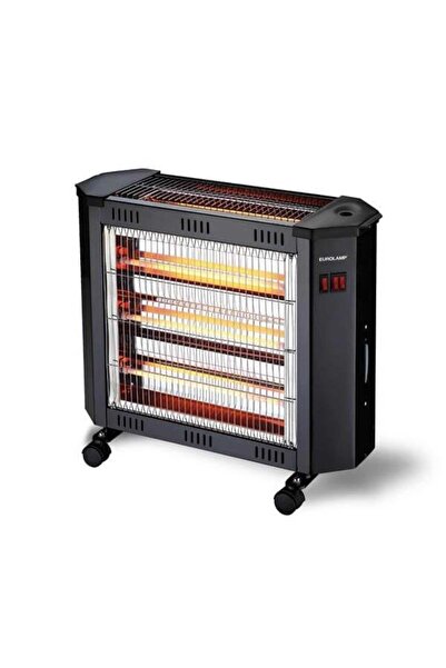 EUROLAMP Θερμάστρα Χαλαζία 2400W, 18x48,5x53,5(h) cm, 3 σε 1, με ανεμιστήρα κ...