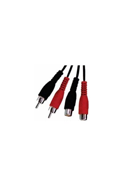 Generic Καλώδιο 2 RCA male – 2 RCA female, 3m, Μαύρο