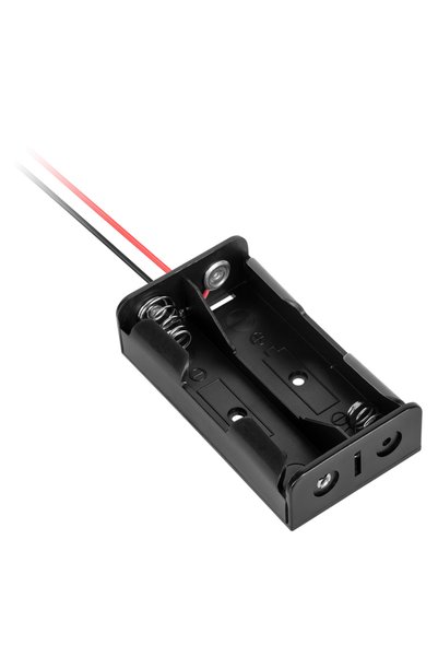 vidsel Carcasa suport 2x 18650 soclu cu fire terminale 10cm