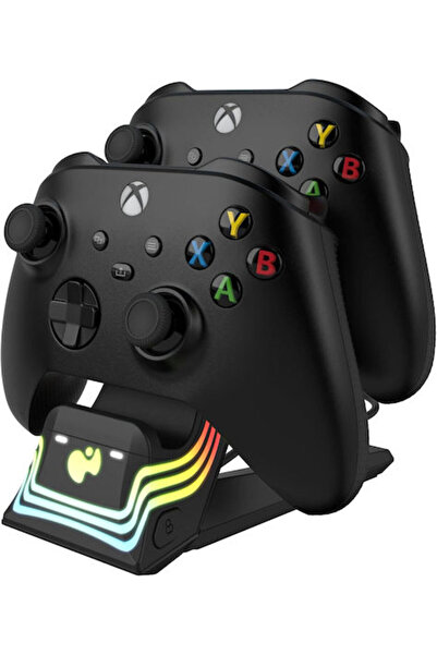 Pdp Afterglow Wave Διπλός Φορτιστής Μαύρο Xbox