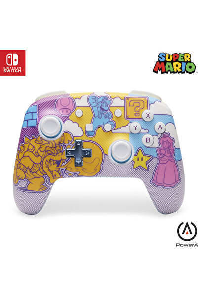 Powera Ενισχυμένο Ασύρματο Χειριστήριο για Switch Mushroom Kingdom Pop Art