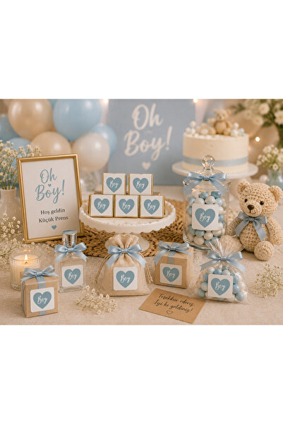 cyatelier Kişiye Özel Cinsiyet Partisi Stickerı | Baby Shower Etiketi | İsim ...