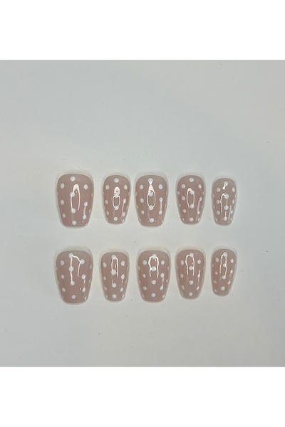 Store Takma Tırnak - Snow Drops 10'lu