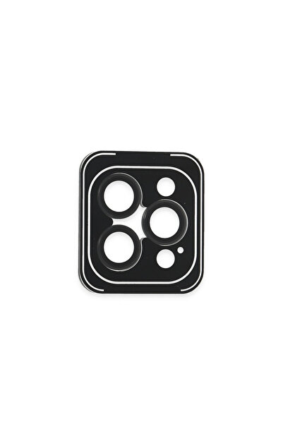 Twin Store iPhone 16 Pvd Metal Camera Lens - Black