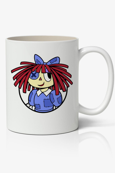 Toyaso The Amazing Digital Circus Ragatha Themed White Mug Cup Gift for a Fri...