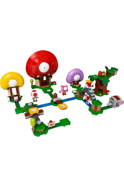 LEGO Super Mario Toad’s Treasure Hunt Expansion Set 71368 Building Kit (464 P...