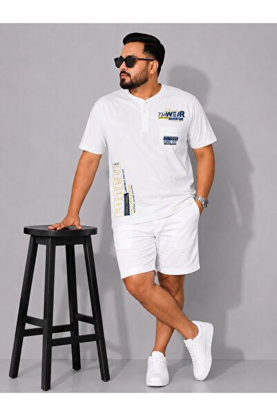 ANNEX Tricou pentru bărbați, mărime mare, din bumbac, cu croială confortabilă...