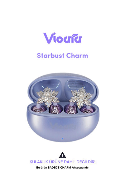 Vioara Charms زينة متوافقة مع سماعات الأذن (قطعتان)