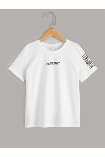 JENOLAN Unisex bež Oversize kroj T-shirt