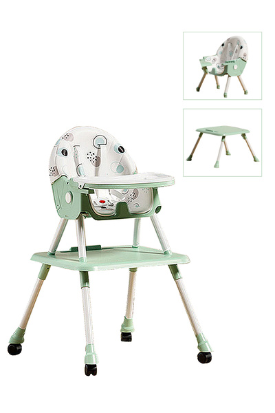 Ma Baby Baby and Children's Dining Chair with Multifunctional Folding Function