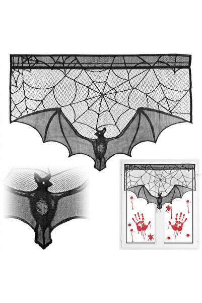 Korbi Set Perdea Decorativa Liliac, Korbi, 95x55 cm, Design Atragator – Motiv...