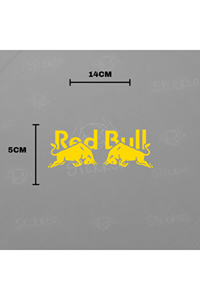 STCKRCO Bull Energy Sticker Label for Motor-Car-Helmet 2Pcs