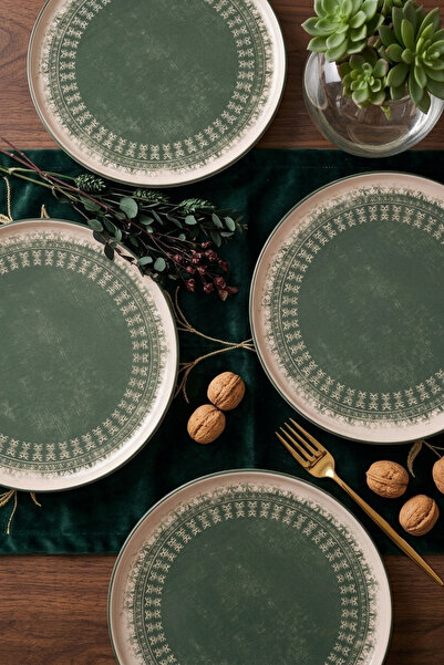 Keramika Verde Royale Pasta Plate Set of 4 22cm