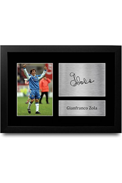 HWC Trading FR A4 Gianfranco Zola Signed Printed Photo Memorabilia Autograph ...