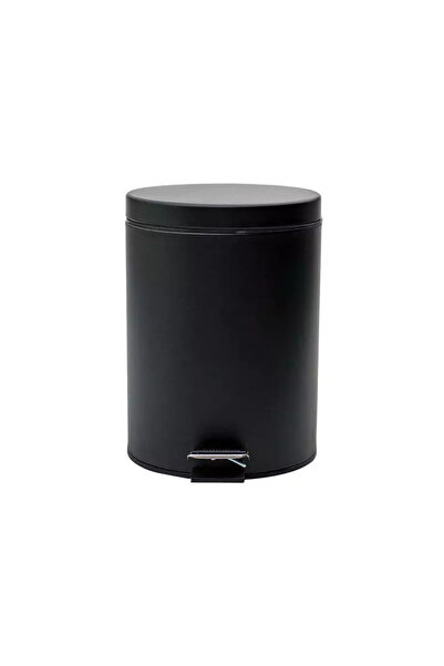 Estia Home Art Κάδος Απορριμμάτων Μπάνιου Κλασικός 5L Estia 96 - Μαύρος