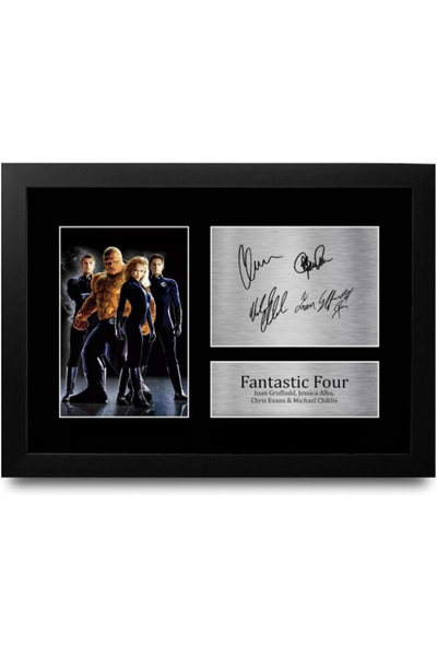 HWC Trading FR A4 Fantastic Four Gifts Printed Signed Autograph Picture for M...