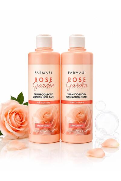 Farmasi Rose Garden Şampuan Duş Jeli Banyo Köpüğü 3 In 1 Gül Özlü Rahatlatıcı...