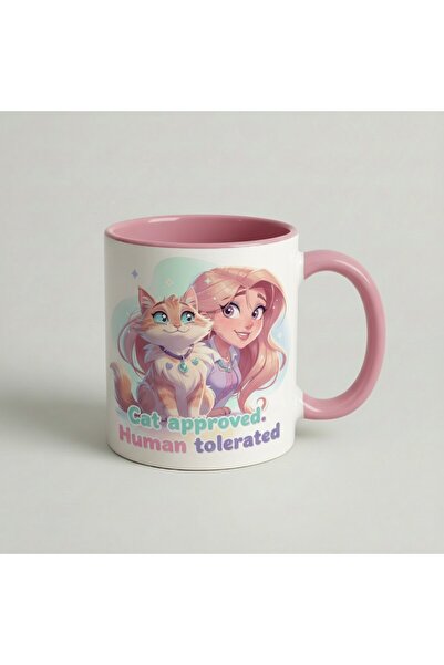 Petgifts Cana Cadou Personalizat Amuzanta Cu Mesaj Cat Approved, Human Tolera...